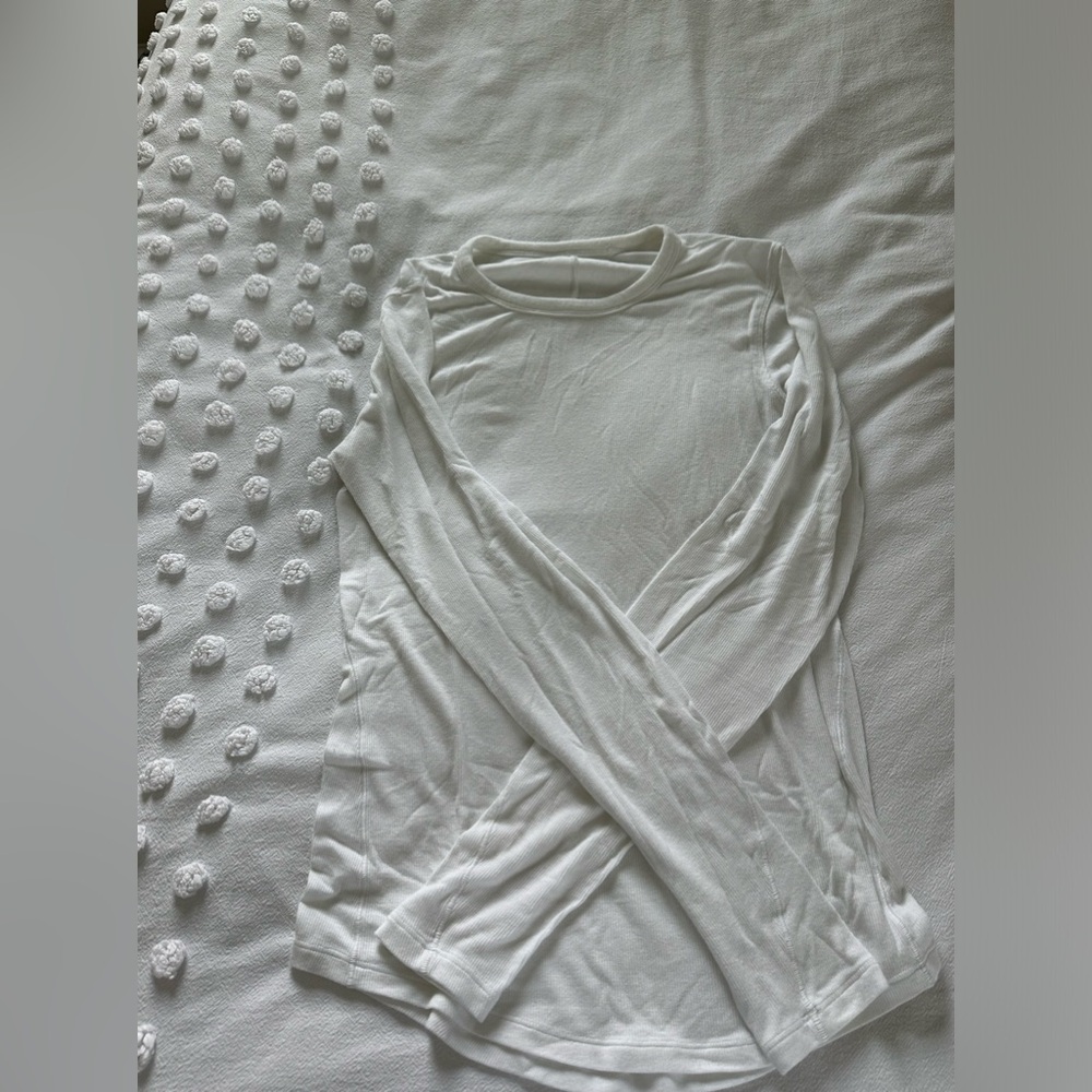 Lululemon white long sleeve